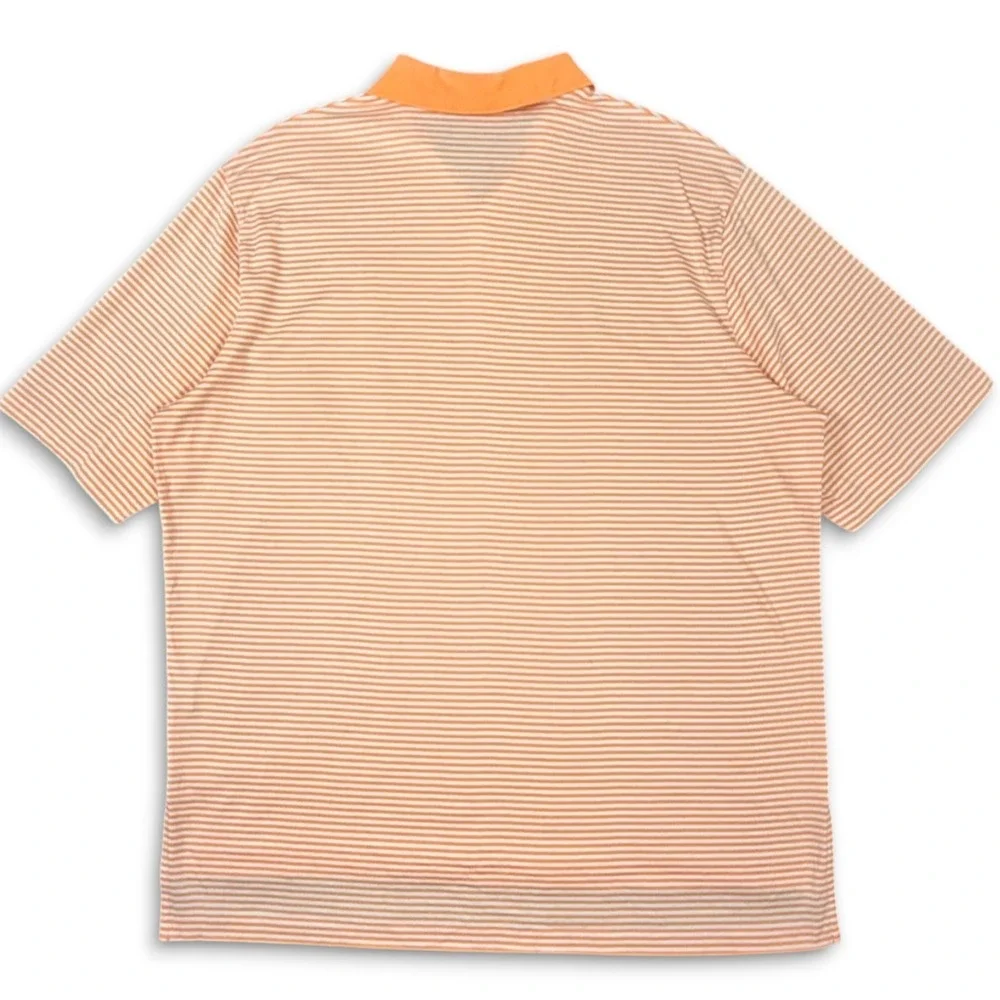 Polo Ralph Lauren Mens L Orange Stripe Big Pony Trump National Doral Golf Club - Picture 7 of 9